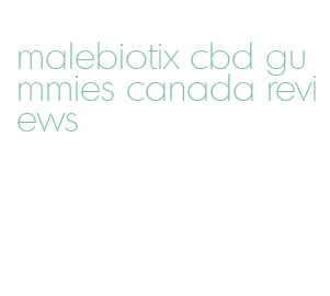 malebiotix cbd gummies canada reviews