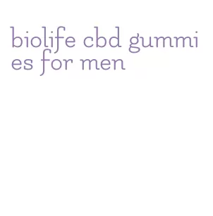 biolife cbd gummies for men