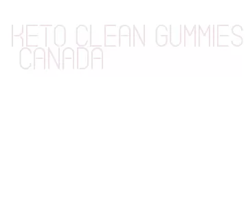 keto clean gummies canada