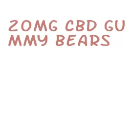 20mg cbd gummy bears