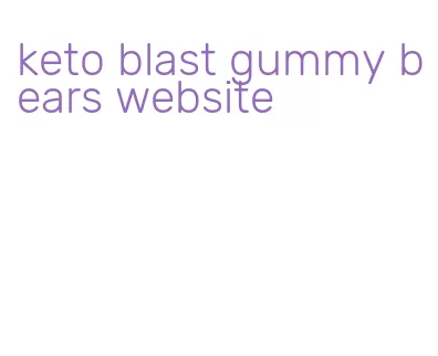 keto blast gummy bears website