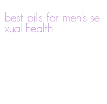 best pills for men's sexual health