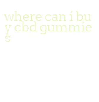 where can i buy cbd gummies