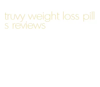 truvy weight loss pills reviews