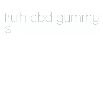 truth cbd gummys