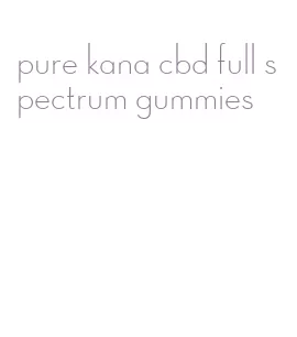 pure kana cbd full spectrum gummies
