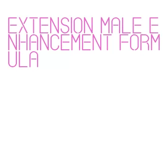 extension male enhancement formula