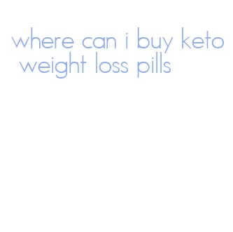 where can i buy keto weight loss pills