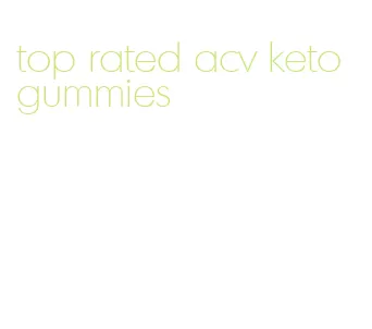 top rated acv keto gummies