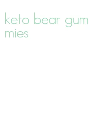 keto bear gummies
