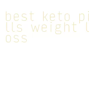 best keto pills weight loss