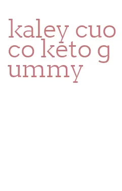 kaley cuoco keto gummy