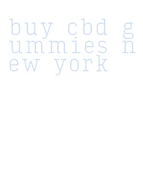 buy cbd gummies new york