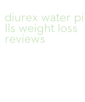 diurex water pills weight loss reviews