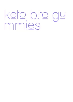 keto bite gummies