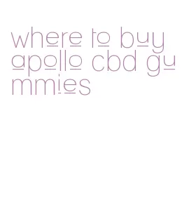 where to buy apollo cbd gummies