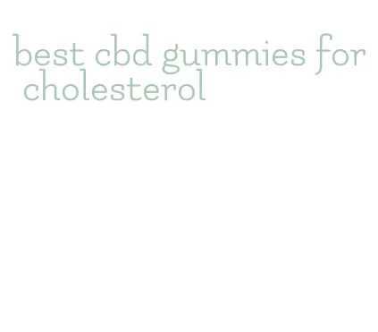 best cbd gummies for cholesterol
