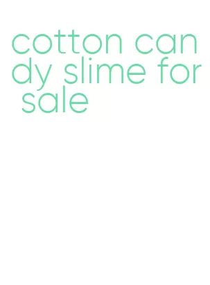 cotton candy slime for sale