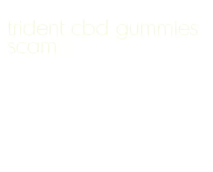 trident cbd gummies scam