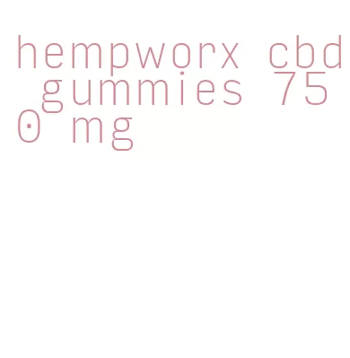 hempworx cbd gummies 750 mg