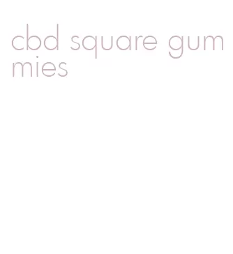 cbd square gummies