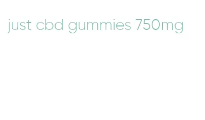 just cbd gummies 750mg
