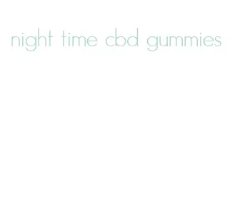 night time cbd gummies