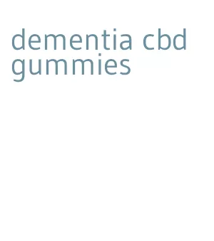 dementia cbd gummies