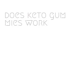 does keto gummies work