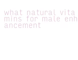 what natural vitamins for male enhancement