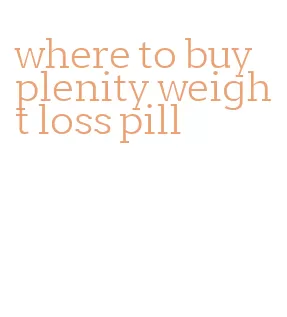 where to buy plenity weight loss pill