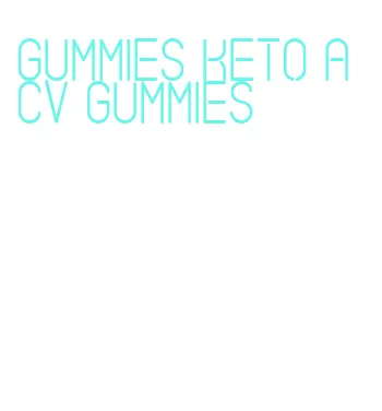 gummies keto acv gummies