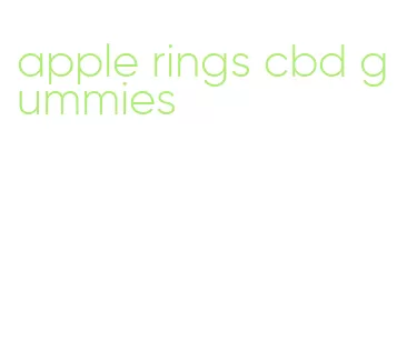 apple rings cbd gummies