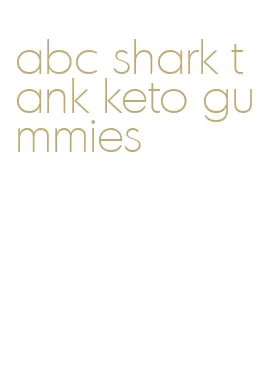 abc shark tank keto gummies