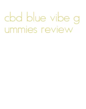 cbd blue vibe gummies review