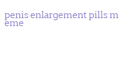 penis enlargement pills meme
