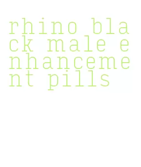 rhino black male enhancement pills