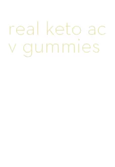 real keto acv gummies