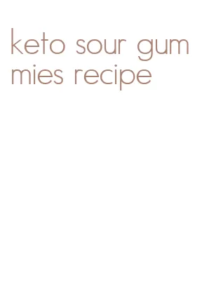 keto sour gummies recipe