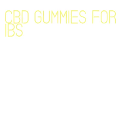 cbd gummies for ibs