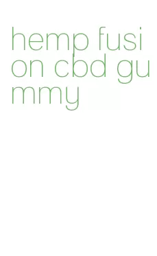hemp fusion cbd gummy