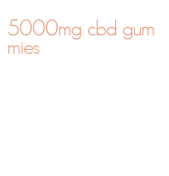 5000mg cbd gummies