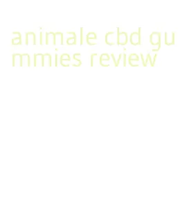 animale cbd gummies review