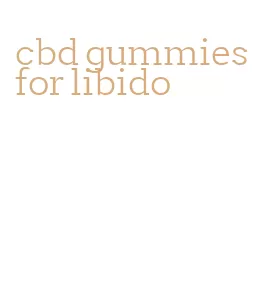 cbd gummies for libido