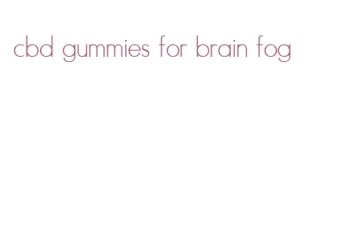 cbd gummies for brain fog