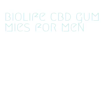 biolife cbd gummies for men