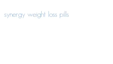synergy weight loss pills