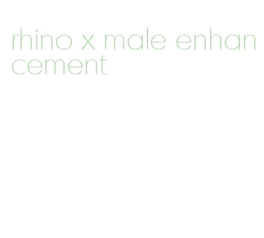 rhino x male enhancement