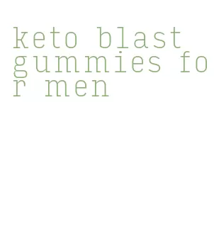 keto blast gummies for men