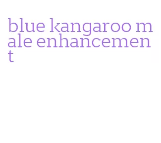blue kangaroo male enhancement